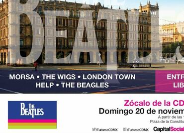 Realizarán homenaje a The Beatles en el Zócalo el próximo domingo