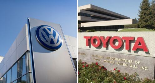 Toyota y Volkswagen anuncian asociación