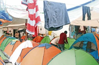 Haitianos. Hay un nuevo barrio en Tijuana