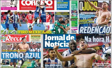 Héctor Herrera acapara portadas en Portugal 