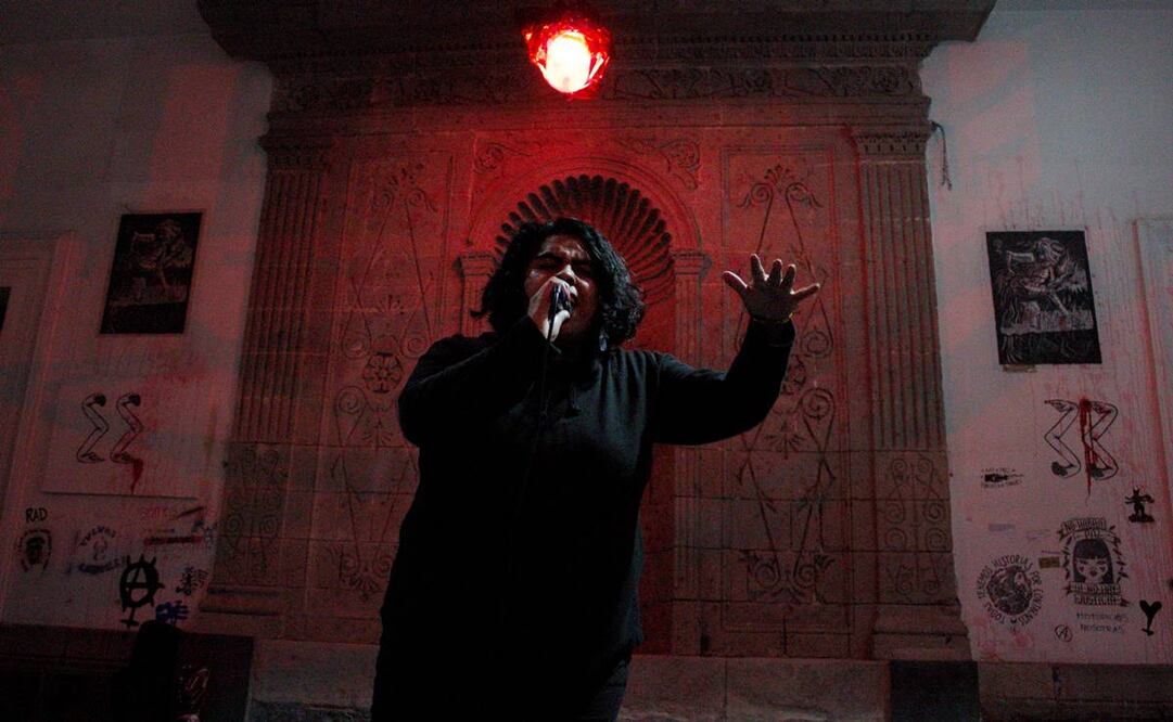 Obeja Negra, rapera originaria del Estado de México. Fotos: Brenda Martínez/ EL UNIVERSAL.