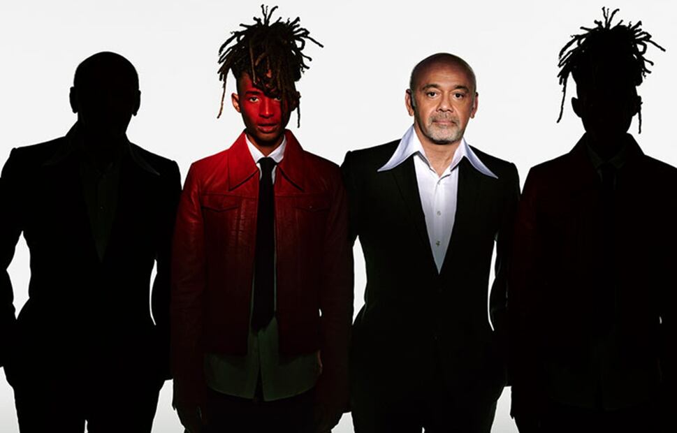 Jaden Smith y Christian Louboutin. Foto: Especial