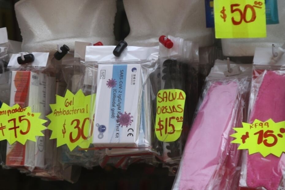 Pásele por su prueba patito de Covid, marchante