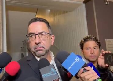 "No sabía que estaba", dice Javier Lozano al llegar al lugar de reunión de Sheinbaum con gobernadores