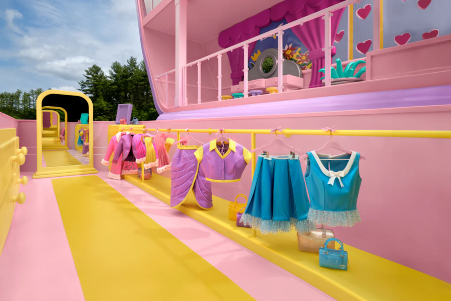Casa de Polly Pocket. Foto: Airbnb / Mattel
