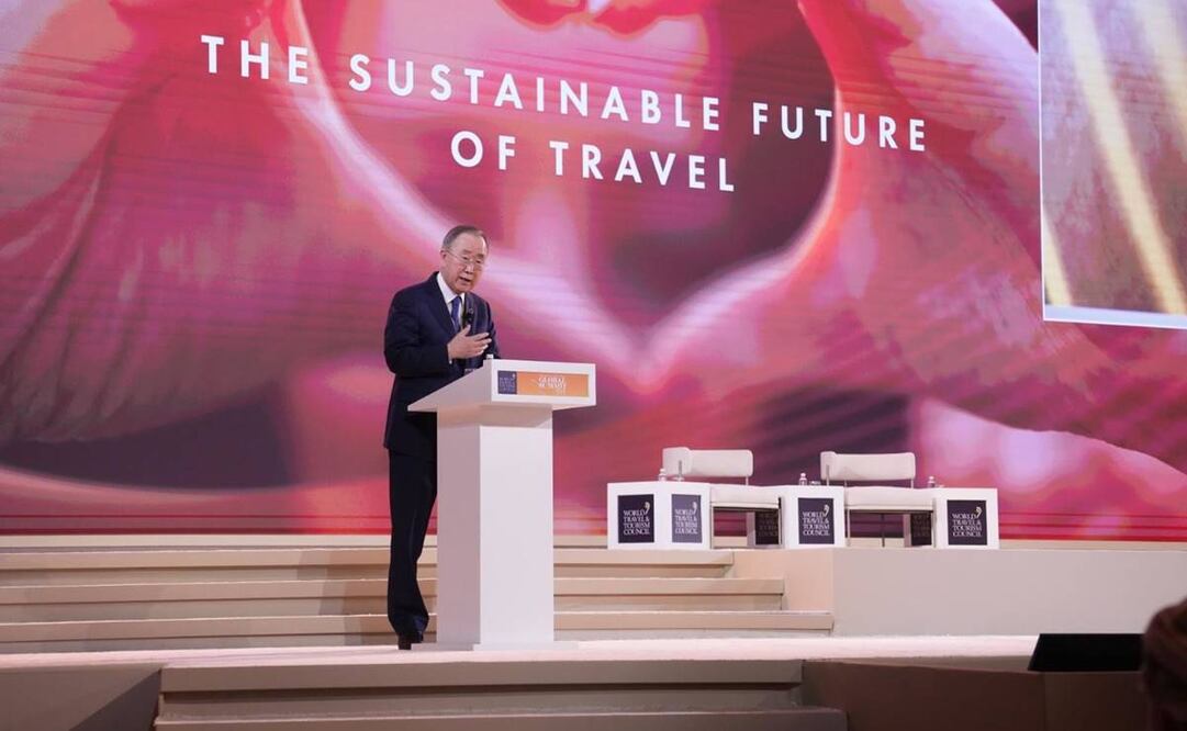 Ban Ki-moon, exsecretario general de Naciones Unidas. Foto: WTTC