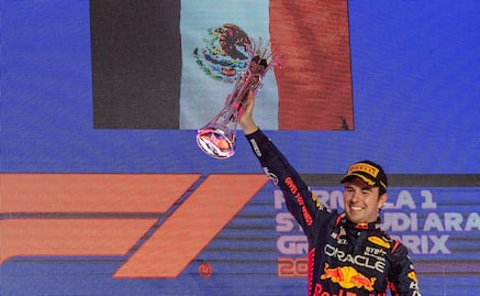 Checo Pérez tras ganar el GP de Arabia Saudita: Fue más duro de lo esperado, pero fue fantástico