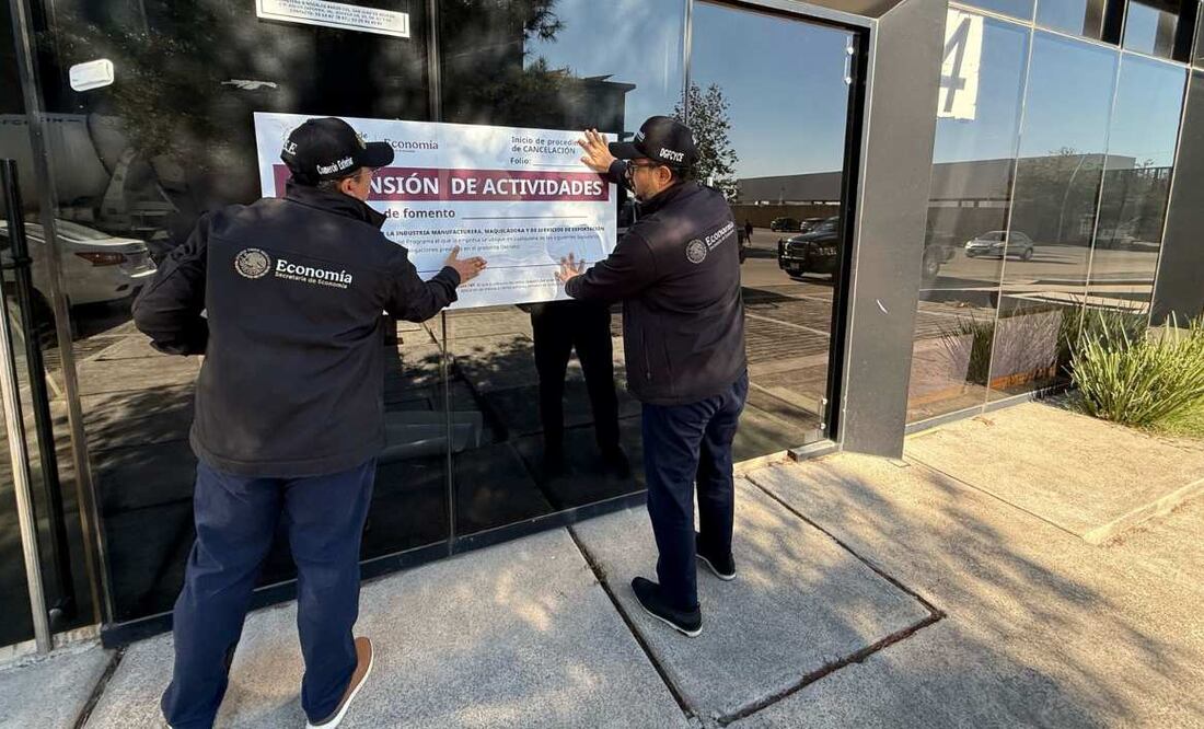 La cuatro empresas de Baja California —Kaizen, Co production, Soluciones Empresariales, Fashion y Phillipe Trends— y una de Jalisco —Grupo Maquilador sin frontera— realizaron, en conjunto, importaciones por nueve mil millones de pesos. Foto: @SE_mx