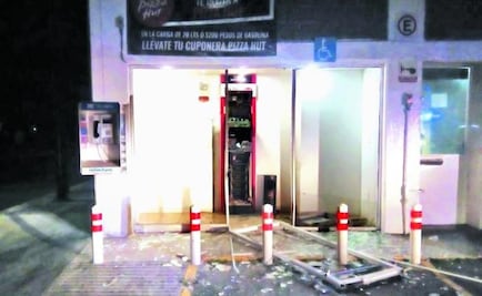 Hacen estallar cajero automático en San Mateo Atenco