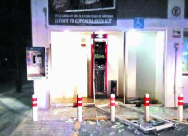 Hacen estallar cajero automático en San Mateo Atenco