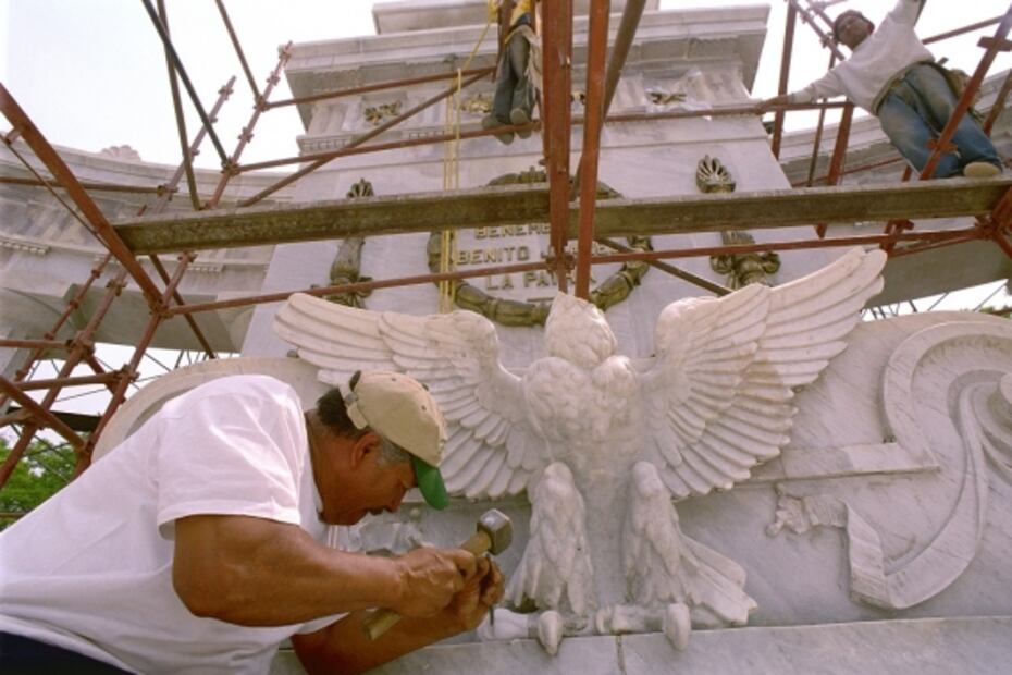 El hemiciclo donde Porfirio Díaz quería dar discursos