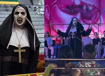 ¡Duda resuelta! TikTok explica por qué la “monja viral” no se cae al bailar en juego mecánico