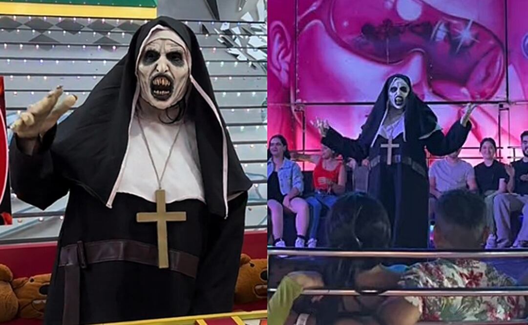 La "monja viral" es considerada el personaje estelar de la feria de Durango. Foto: TikTok @espectaculares_garcia