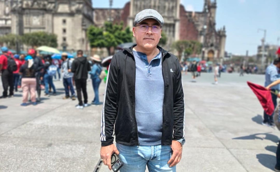 Filiberto Frausto Orozco, secretario general de la sección 34 del SNTE y de la CNTE en Zacatecas (18/03/2026). Foto: Especial