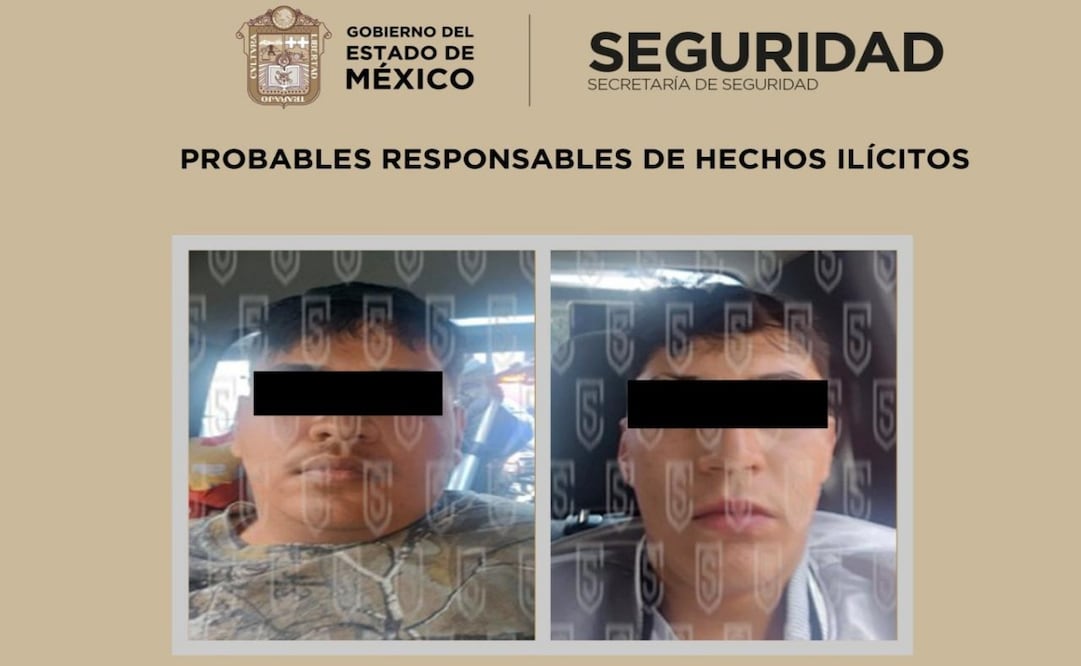 Detienen a cuatro por homicidio y robo de motocicletas en Tlalnepantla. Foto: Especial
