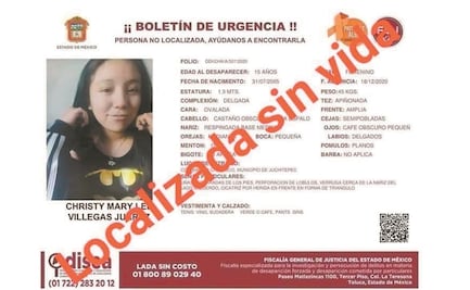 Tras 9 días, hallan muerta a Christy