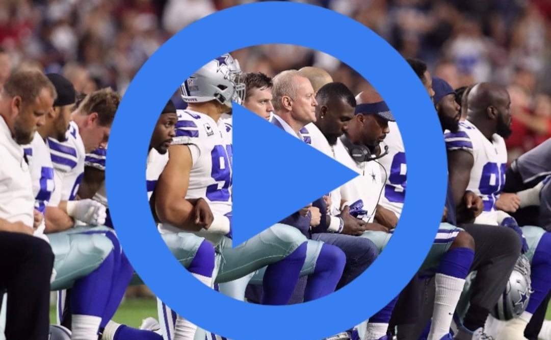 Especial. Jugadores de Cowboys se unen a las protestas contra Trump