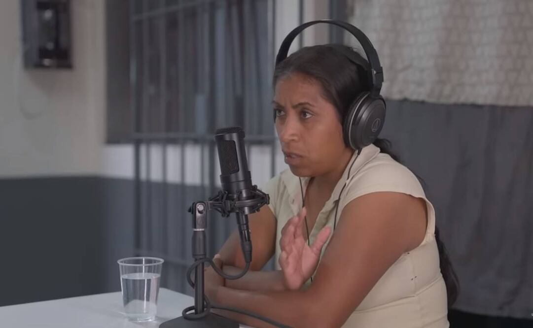 Entrevista de Saskia a madre de Lupita, "calcetitas rojas" / Captura de pantalla