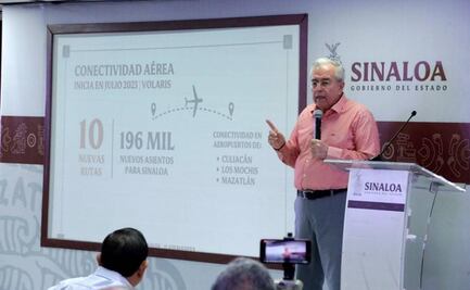 Anuncian diez nuevas rutas de vuelos comerciales en aeropuertos de Sinaloa