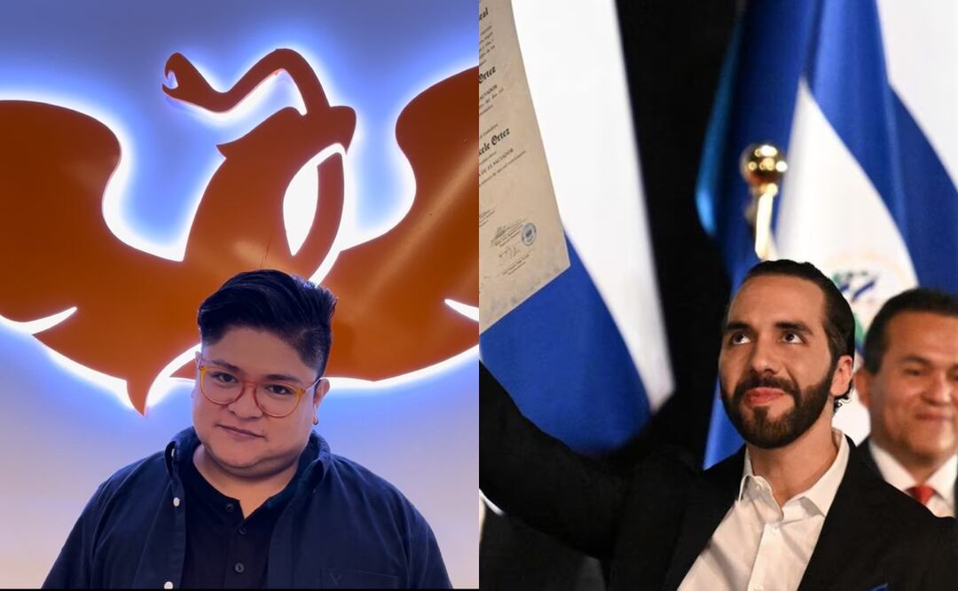 Gibrán Ramírez Reyes apela a la creación de un modelo de seguridad como el de Nayib Bukele. Fotos: @gibranrr/ AFP