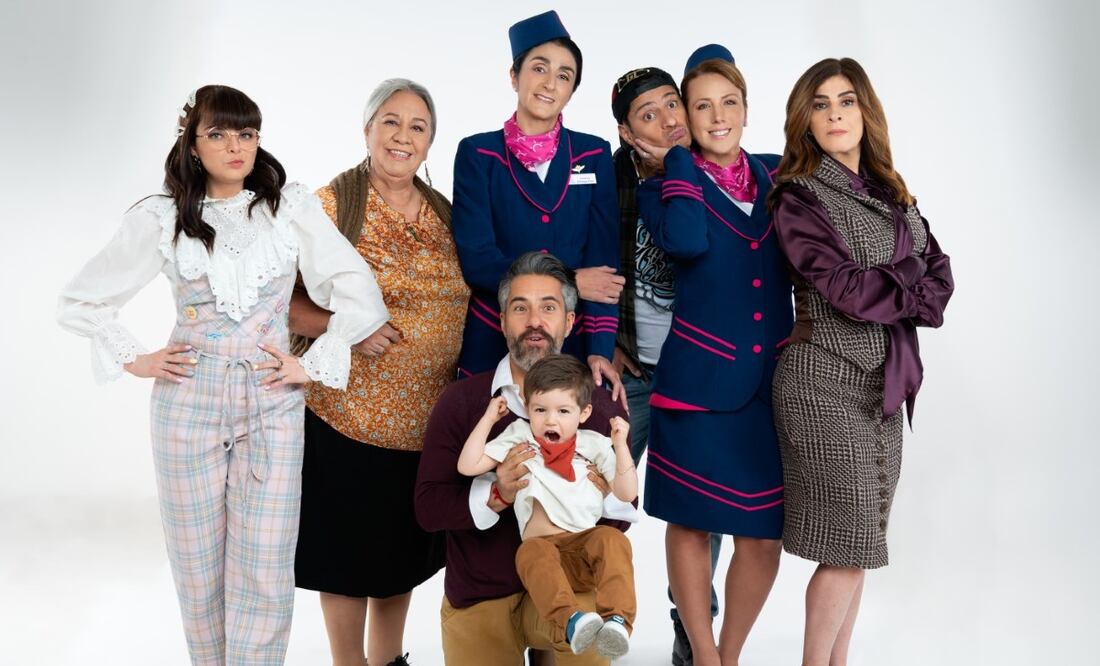 Elenco de "Lorenza, Bebé abordo". Foto: Cortesía