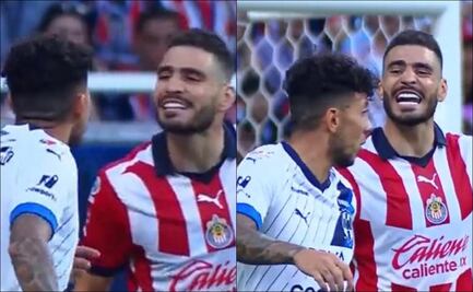 Pollo Briseño y Joao Rojas se enfrascan en fuerte discusión durante el Chivas vs Monterrey