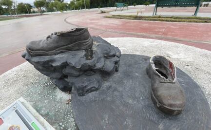 Caen tres que habrían robado escultura del astronauta mexicano José Hernández Moreno en Edomex
