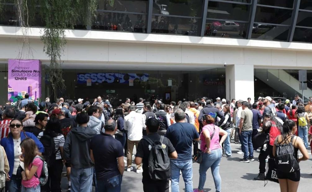 La alcaldía Benito Juárez informó que más de 40 mil personas participaron en el Segundo Simulacro Nacional 2026. 19/09/2026. | Foto: Especial.
