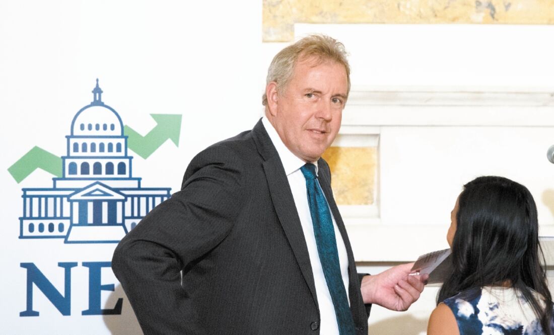 El embajador británico en Estados Unidos, Kim Darroch, en un evento en octubre de 2017, en Washington. Foto/AP. ARCHIVO