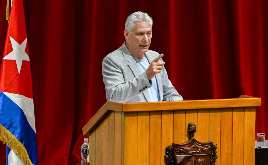 Miguel Díaz-Canel, presidente de Cuba. (25/03/26) Foto: EFE