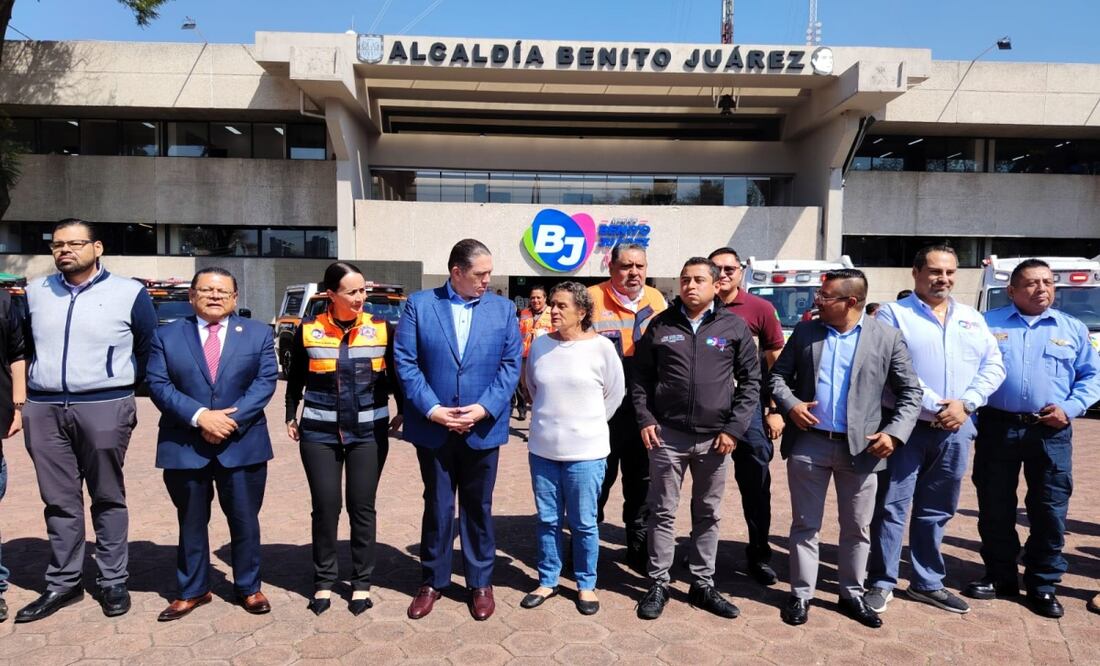 Benito Juárez y SGIRPC firman convenio para fortalecer la gestión de riesgos y protección civil. Foto: Especial