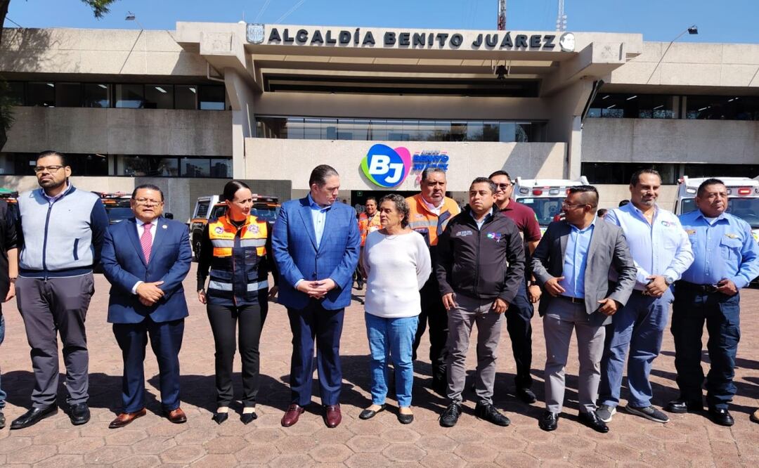 Benito Juárez y SGIRPC firman convenio para fortalecer la gestión de riesgos y protección civil. Foto: Especial