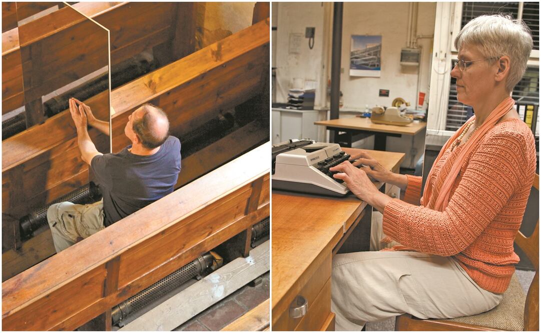 Escenas del video Reflecting Memory (Memoria refleja, 2016), del artista francoargelino Kader Attia. Este video se exhibe en la sala virtual del Museo Universitario de Arte Contemporáneo, hasta enero de 2023