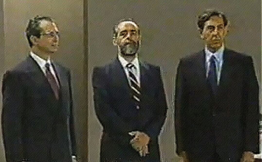 First presidential debate in 1994 - File photo/EL UNIVERSAL