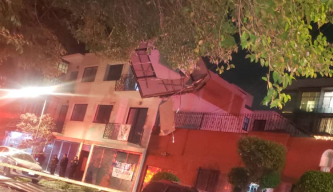 Foto: Tomada de @Gposiadeoficial/ El edificio tras la explosión