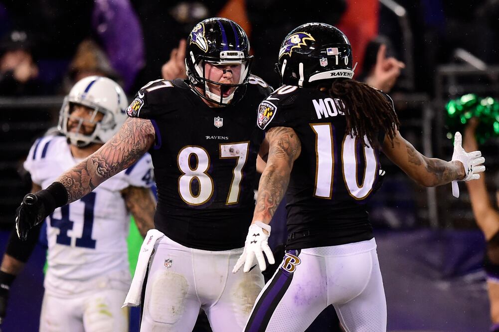 Reuters. Los Ravens (9-6) anotaron en sus primeras dos posesiones.