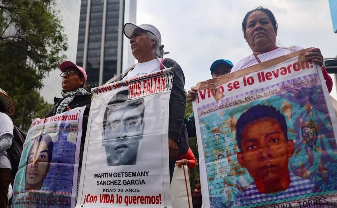 Marcha por los 43 normalistas desaparecidos. Foto: archivo Hugo Salvador/ EL UNIVERSAL