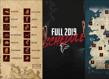 Falcons y Chargers, un peculiar estilo para presentar su calendario 2019