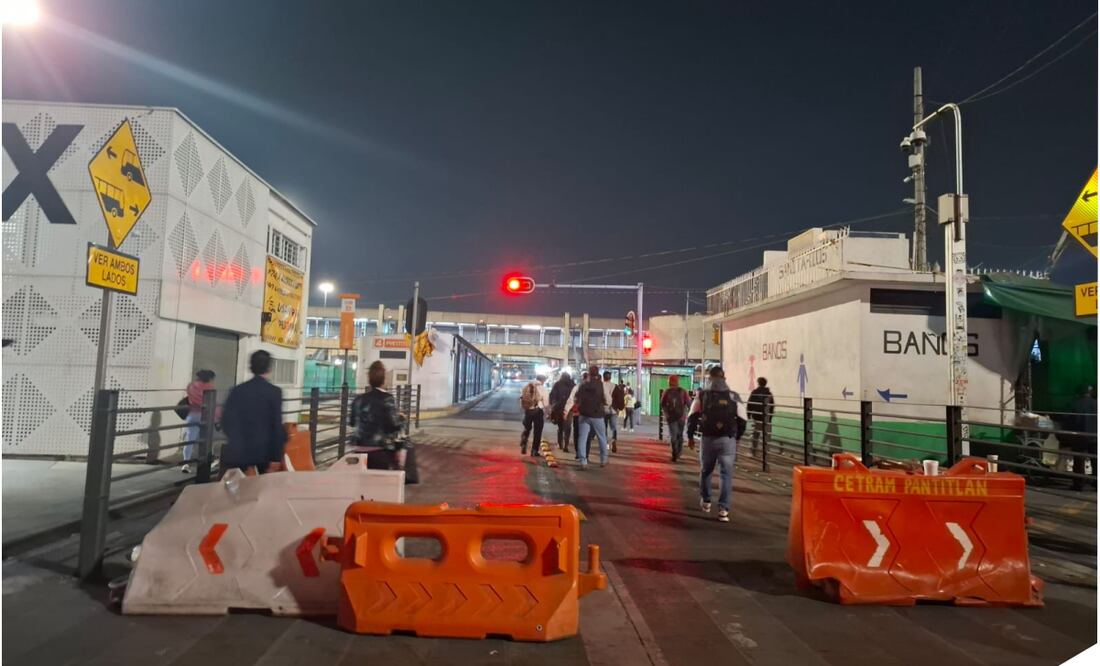 Accidente en Metrobús Pantitlán. Foto: Brenda Martínez / EL UNIVERSAL