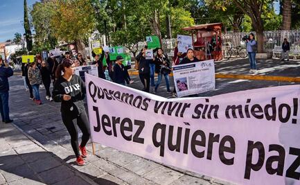 Exigen el regreso de la paz a Jerez y la búsqueda de sus seres queridos