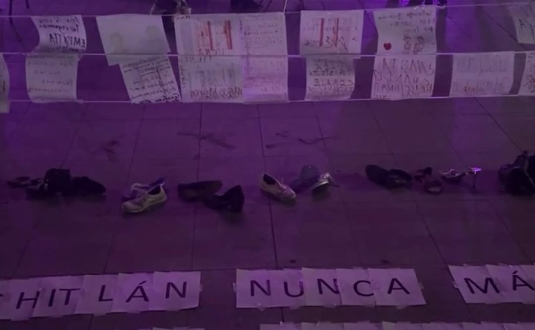 Realizan en Pachuca velada dentro del Marco de la jornada de luto nacional por lo ocurrido en el rancho Juchitlán en Jalisco. Foto: Especial