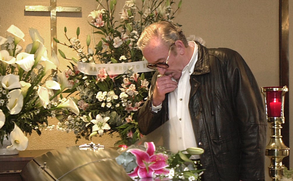 Carlos Monden llora la muerte de la actriz Irán Eory, su gran amor. 
Fototeca EL UNIVERSAL.