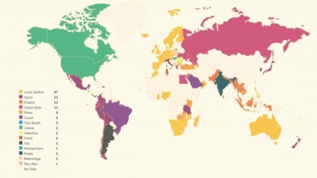 Esta es la marca de moda favorita de cada país, ¿cuál es la de México?