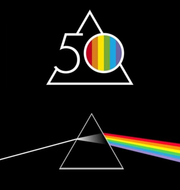 Fans de Pink Floyd critican nuevo logo del álbum “Dark side of the moon”