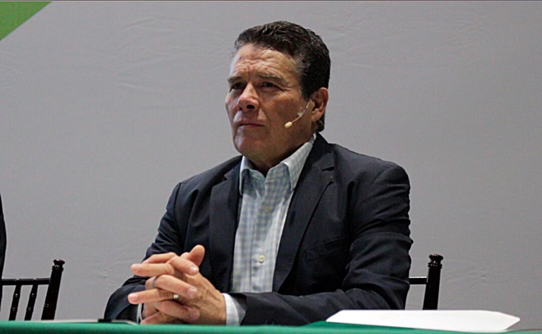 El dirigente sindical, en un coloquio sobre educación en Monterrey./Especial