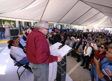 Rubén Rocha inicia programa de mejoramiento de viviendas en Río Sinaloa; anuncia inversión de 28 mdp