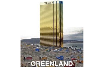 Trump ironiza sobre Groenlandia: descarta construir rascacielos