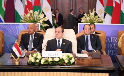 Dirigentes reunidos en cumbre en Egipto piden "alto el fuego" y ayuda para Gaza