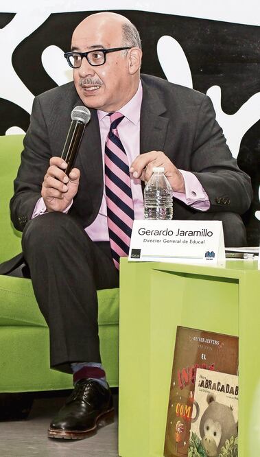 Gerardo Jaramillo, director de Educal, presentó la campaña a favor del libro (ARELI MARTÍNEZ. EL UNIVERSAL)