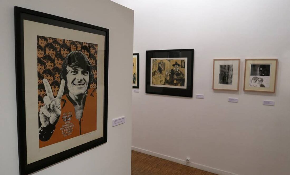 José Luis Cuevas está vinculado a París en donde expuso desde muy temprana edad y vendió parte de su obra en una galería parisina, una parte de la cual fue adquirida por Pablo Picasso. FOTO: Notimex.